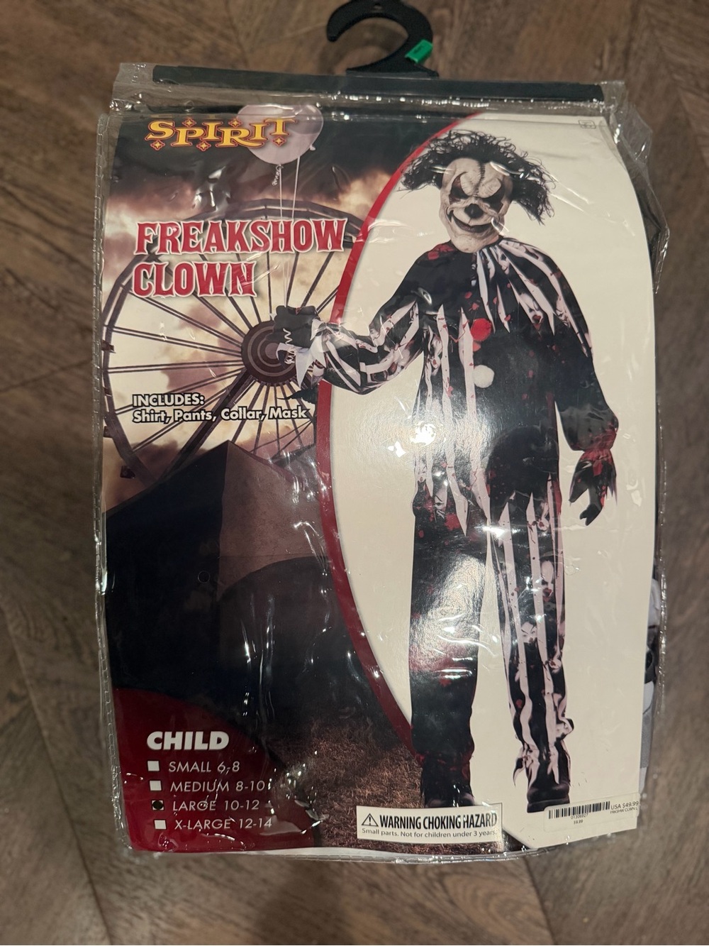 Child’s Freakshow Clown Costume